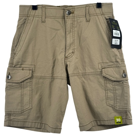 Lee Other - NWT Lee Extreme Motion Cargo Shorts Mens 30 Tanl Performance Stretch Gorpcore